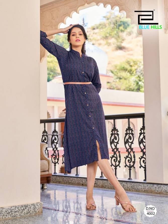 Fashion 4 Everyone By Blue Hills Printed Party Wear Kurtis Wholesale Price In Surat